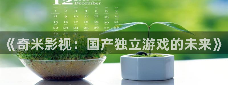 蓝莓怎么扦插视频：《奇米影视：国产独立游戏的未来》